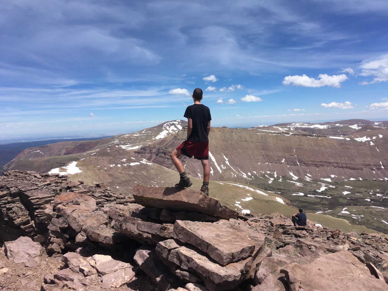 Me standing on top of a mountain